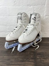 Graf Bolero Ice Skates Size 40 White Figure S...