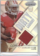 2014 Panini Prizm Dirty Laundry Silver Prizm Carlos Hyde #DL-CH 1f0