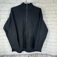 Patagonia Micro D-Luxe Quarter Zip Fleece Pullover Black Womens Medium USA Made