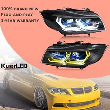 Paar LED Scheinwerfer für 2005-2012 BMW E90/E91 3er Frontscheinwerfer Baugruppe