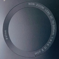 New 67mm for Canon 70-300mm f /4.5-6 II USM Front Lens Press Decorative Ring