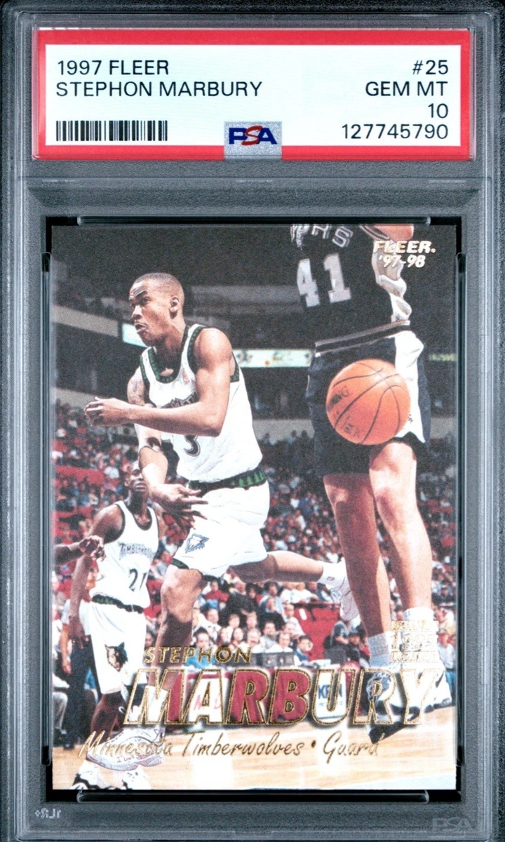 Fleer Stephon Marbury Basketball 1997-98 Season Sports Trading