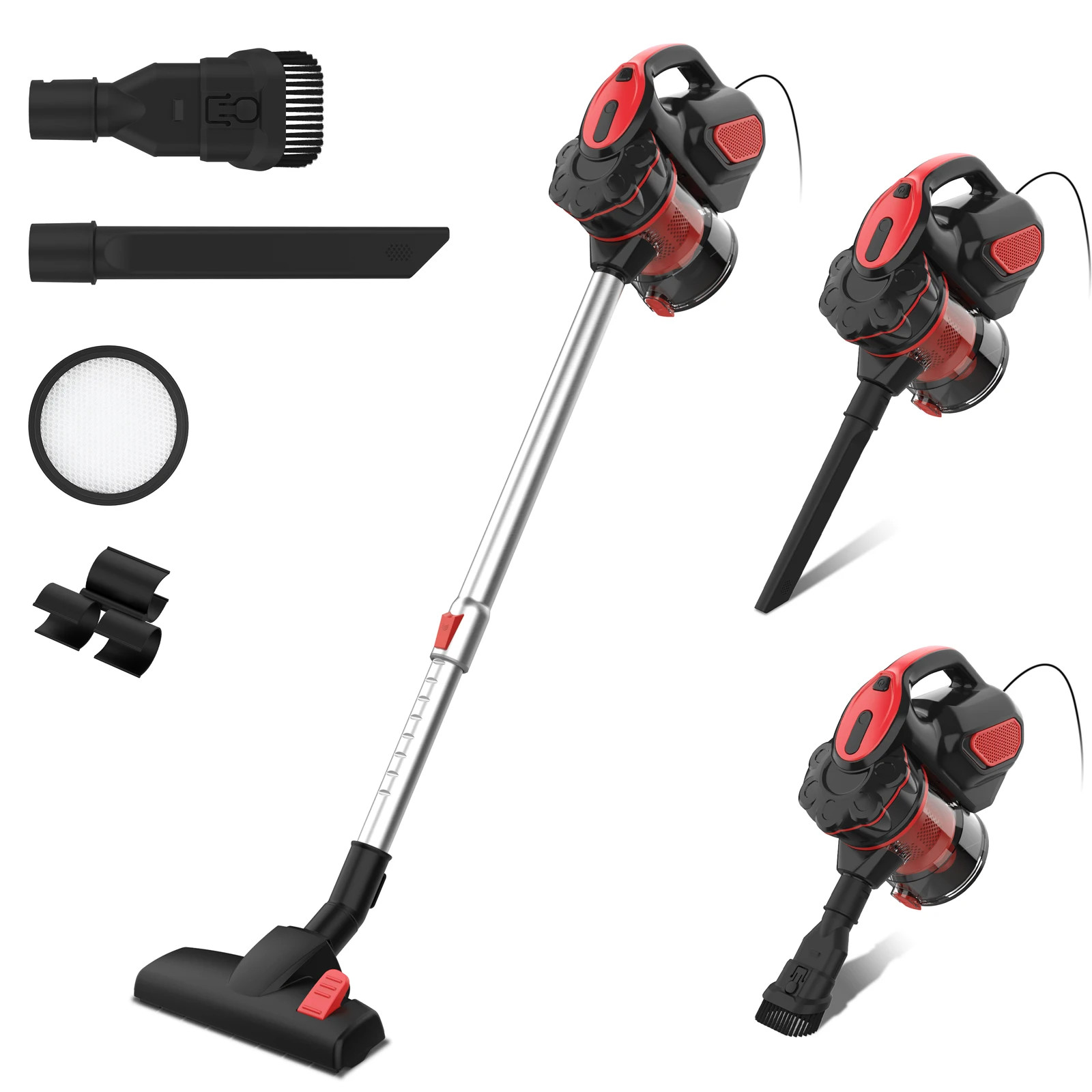 I5 Corded Vacuum Cleaner with 600W Motor 18Kpa Powerful Stick Handheld Vaccum Cl