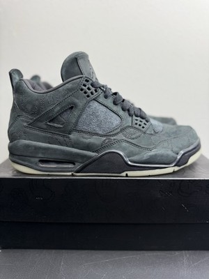 Air Jordan 4 X Kaws  Black  Size: 10M (Worn) (OG Box W/Dust Bag) (2017)