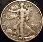 1920-P Walking Liberty Half Dollar Choice Original XF
