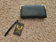 Calista Black Wristlet Wallet