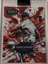 Dwight Gooden 2024 Wild Card Splat  1/2 Red Cracked Ice SBRED02-DG