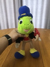 VINTAGE 1992 DISNEY JIMINY CRICKET 15 PLUSH TOY MATTEL PINOCCHIO