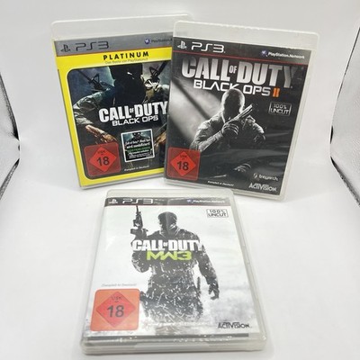   3x Call of Duty Black Ops 1 + 2 + MW3 Sony PlayStation 3 Ps3