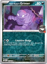 Team Rocket's Grimer 123/182 Destined Rivals Reverse Holo