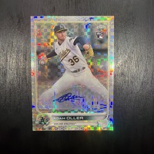 2022 Topps Chrome Update Adam Oller RC Auto X-Fractor 027/125