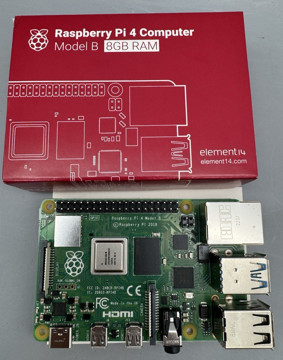 Raspberry Pi 4 Model B 8GB RAM Single Board Computer New Genuine