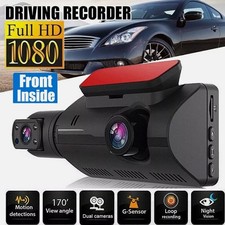 Dual Lens Car DVR Dash Cam Video Recorder G-Sensor 1080P Front And Inside Camera