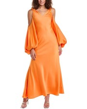 Halston Binnie Gown Women's Orange 0
