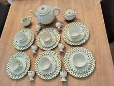 LIMOGES Kaffeeservice Teeservice Haviland France Dekor Trefle Kleeblatt 27 Teile