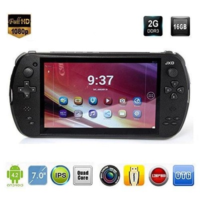 JXD S7800B 7'' Android Gaming Tablet Gamepad 2GB RAM 16GB Retro Emulation Black