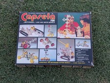 Vintage Capsela 700 Motorized Construction Toy Set - Huge Lot w/ Extras Manual