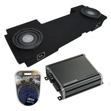 2002-2013 Cadillac Escalade EXT Underseat Harmony F104 Dual 10 Sub Box & CXA8001