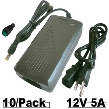 10-50 PC Switch Power Supply Transformer AC 110V To DC 12V 5A 60W Adapter 