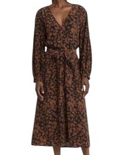 RAILS Fabian Dress Women’s Small Long Sleeve  Career Formal Cocktail Party Belt