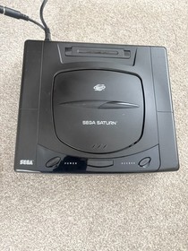 ✅Sega Saturn Game Console Black Mk1 Nice Condition Complete With Sega Rally