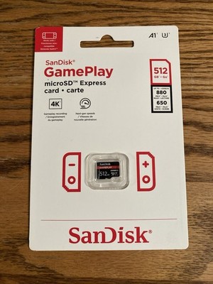 512GB SanDisk GamePlay MicroSD Express Memory Card