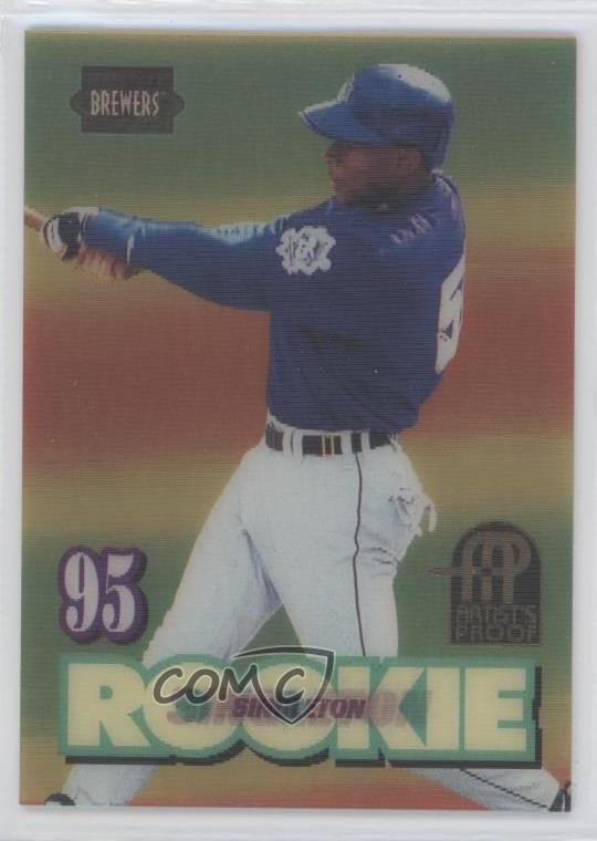 1995 Sportflix Rookie Artist's Proof Duane Singleton #159 0a1