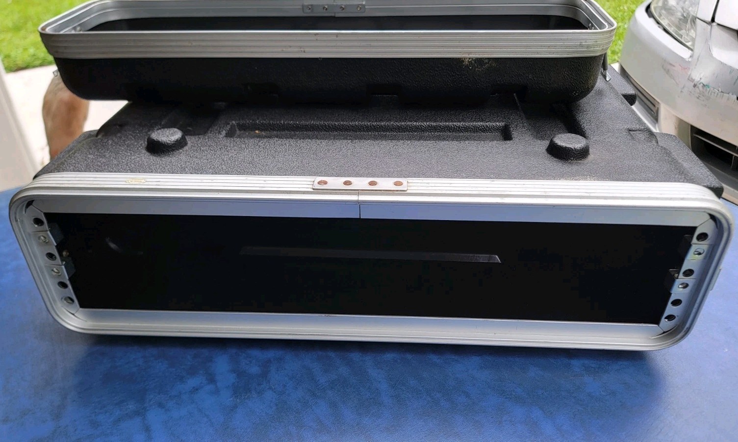 PA DJ 2U 19" Equipment Rack Mount Flight Storage Case Concert Music Gear 2u