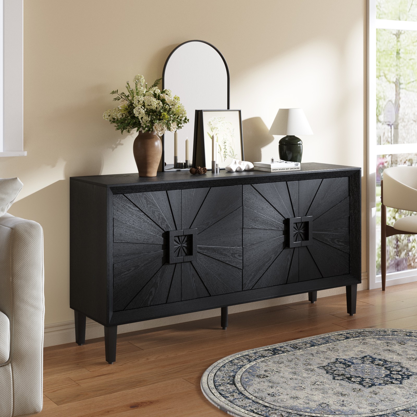 Storage Cabinet For Living Room