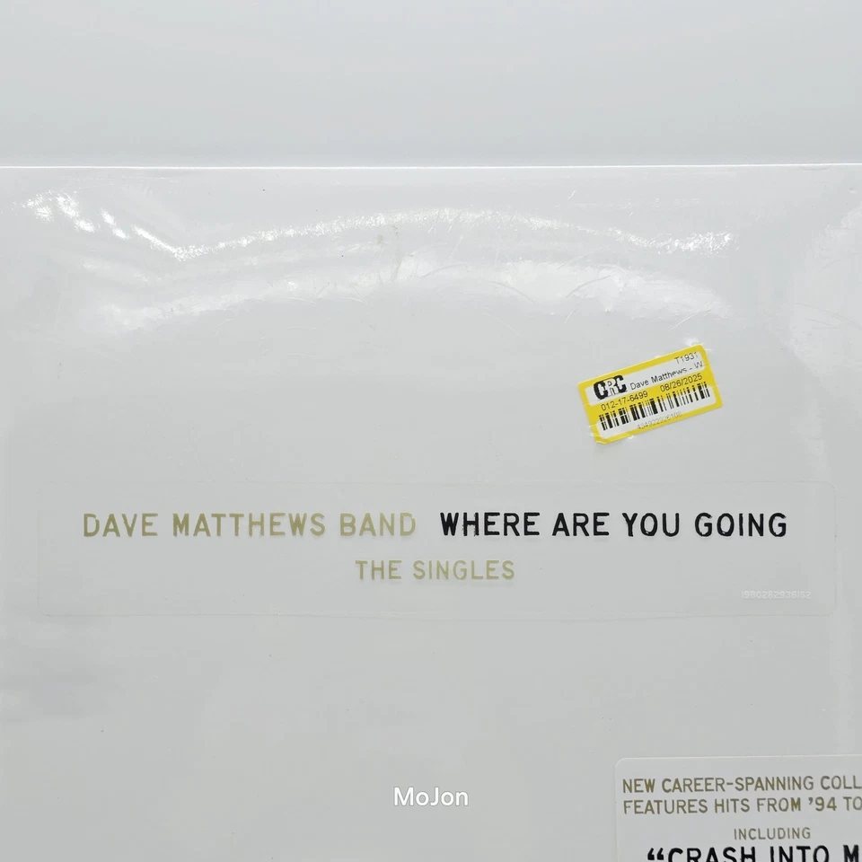 Dave Matthews Band Where Are You Going The Singles '94 to Today Vinyl 2xLP vinyl - Image 3 of 4
