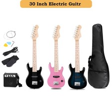 30 Inch Electric Guitar and Starter Kit for Kids w/Amp, Strings, Picks, Strap