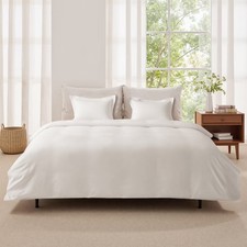 Queen Duvet Cover Set 100 Cotton 3 Piece Bedding Set with Double