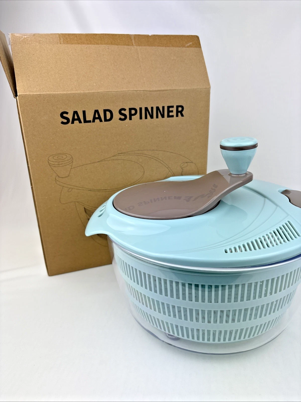 Brigii Salad Spinner 4.24 Quart Lettuce Spinner Brand New In Box FREE Shipping
Opens in a new window