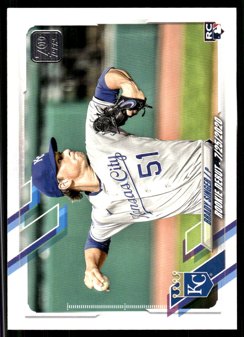 Brady Singer 2021 Topps Update #US222 Royals MLB READ FREE SHIPPING AutographDen