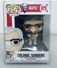 Funko Pop Icons KFC Colonel Sanders 05 New In Box With Pop Protector *Read*