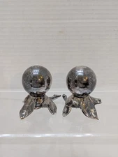 Salt And Pepper Silver Shakers, Vintage W.B. Weidlich Bros Mfg Co Silver-plated