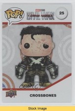 2023 Upper Deck Funko Pop Marvel Infinity Saga Patina Crossbones #25 READ 5x5