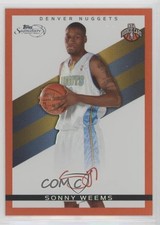 2008-09 Topps Signature Red Foil Facsimile 120/869 Sonny Weems #TS-SW g0h