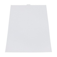 A 5 Pcs Plastic Mesh Canvas Sheet 7 Count 33.5x26cm White Plastic Canvas Eye