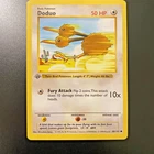 Doduo 48/102 1st Edition Shadowless Base Set Regular NM - Pokemon Card