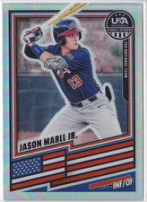 2026 Stars & Stripes Prizm USA Baseball Base Prizms Silver #166 Jason Marll Jr. 