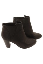 Di Lauro Damen Stiefelette Schwarz Gr. 38 Elegant Modern Strukturmuster