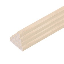 20pcs Wood sticks, 3/8"x 3/8" x 12" Rectangle Wooden Cube for DIY