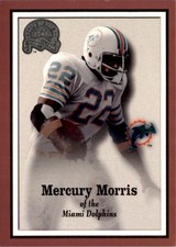 Mercury Morris 2000 Fleer Greats of the Game #46 Miami Dolphins