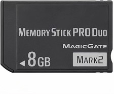 MS 8GB Memory Stick PRO Duo Mark 2 for PSP Accessories Cards  