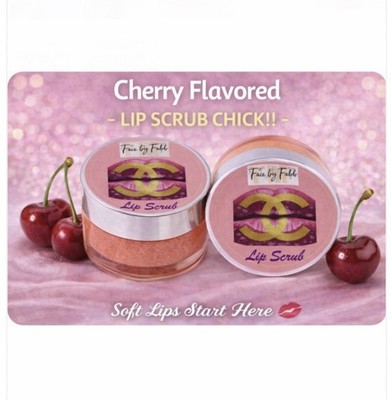 Face By Fabb Cherry Lip Scrub Duo*. Arrives With Free Lip Gloss!