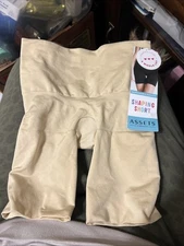 ASSETS by SPANX Women's Size Small Shaping Short Shaper Nude  Girdle