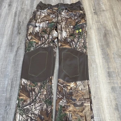 Under Armour Scent Control Armour Cold Gear Loose Camo Pants RealTree Xtra M - Image 1 of 4