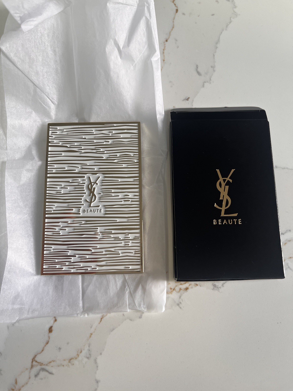 Compact Powerder Authentic YSL Limited Edition Compact Makeup Mirror – (Brand New in Box ...