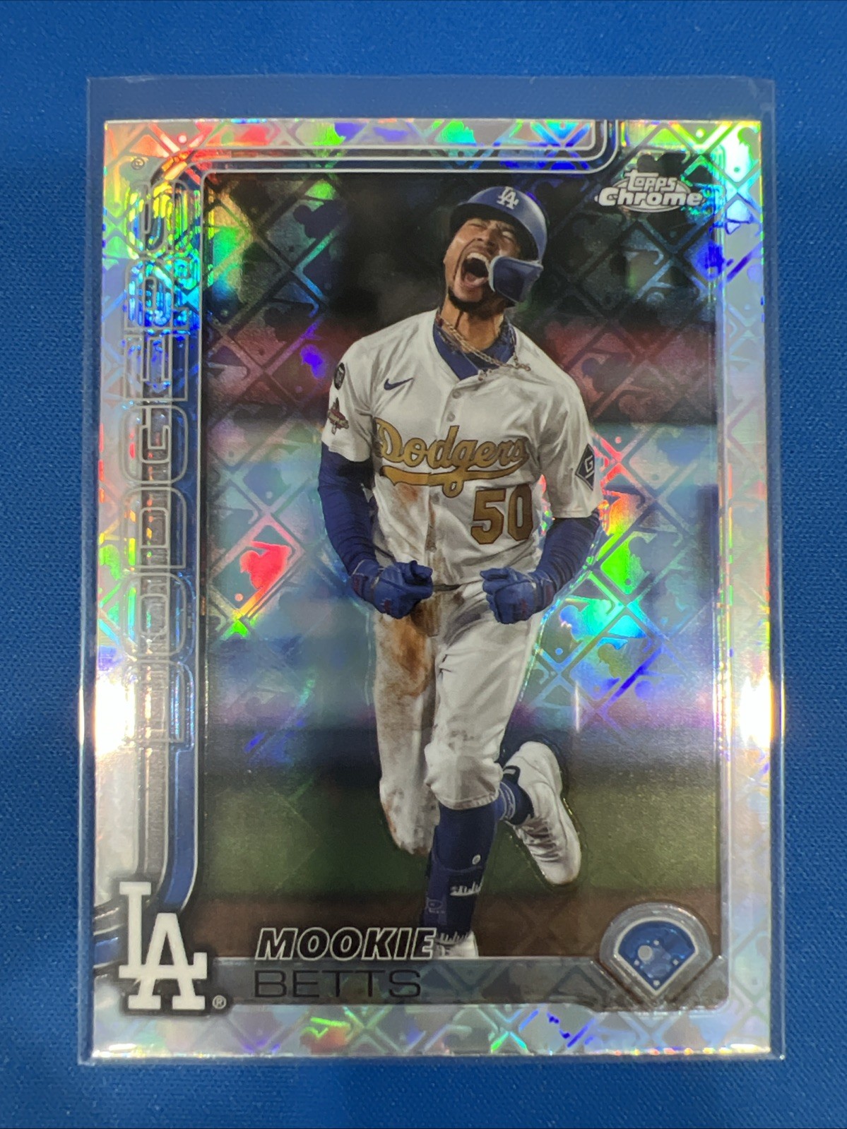2025 Topps Chrome Logofractor Image Variation #50 Mookie Betts